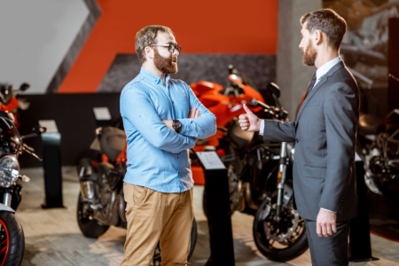 negotiating the best bike deal buyer and dealer discussion 450x300